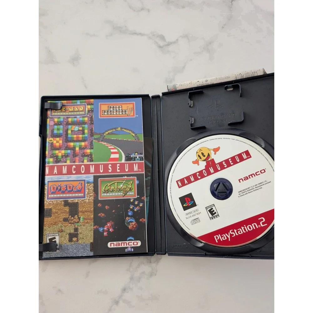 Namco Museum  Greatest Hits Sony PlayStation 2 PS2 2001 CIB Complete
